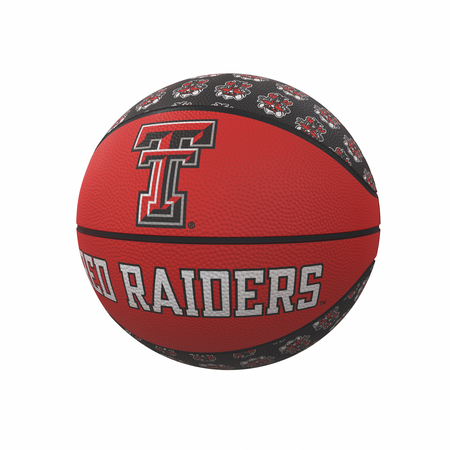 LOGO BRANDS TX Tech Repeating Logo Mini-Size Rubber Basketball 220-91MR-1
